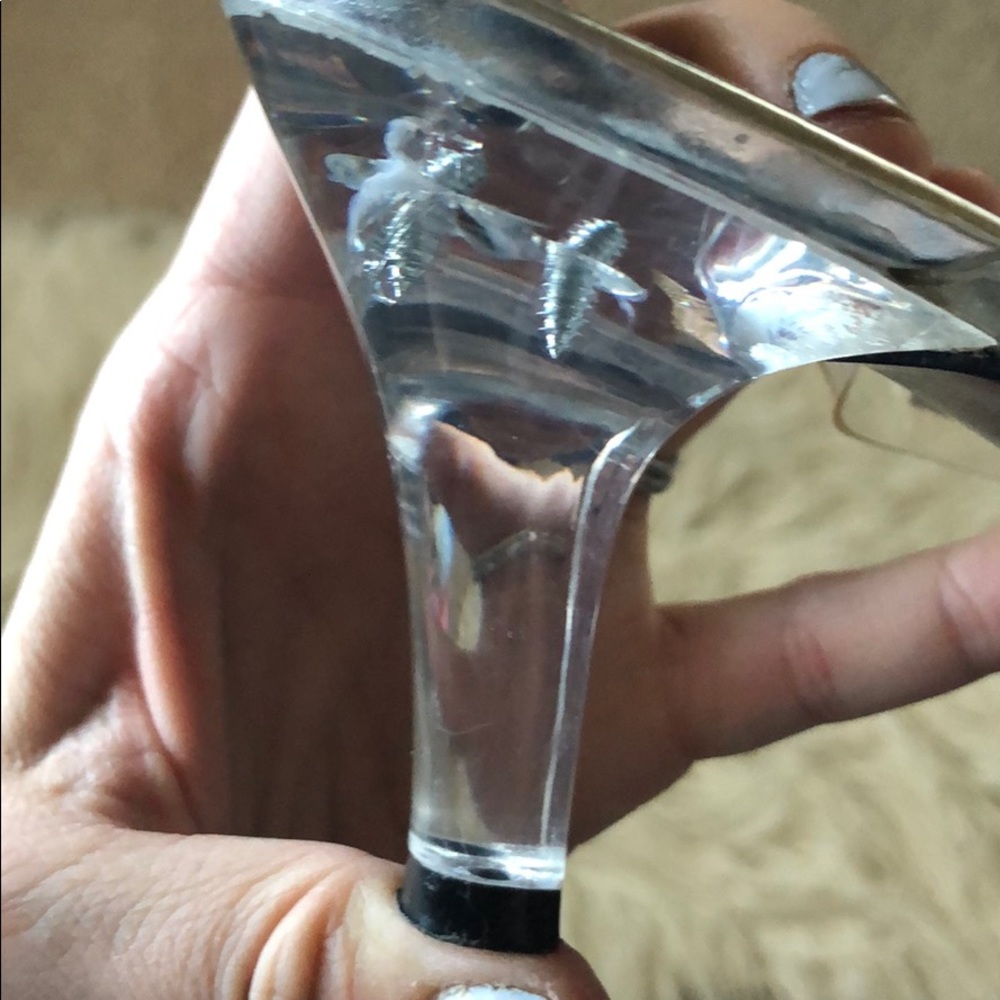 Rhinestone Slip On Heels - Picture 8 of 9